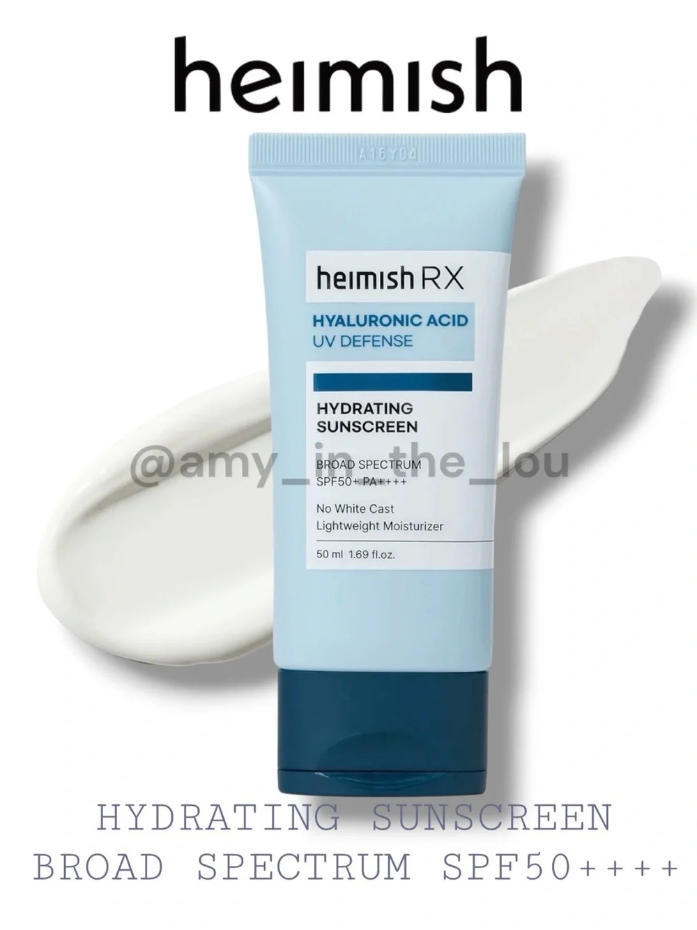 Heimish RX Hydrating Sunscreen